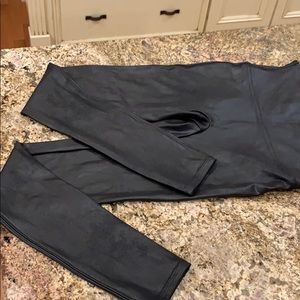 Spanx Foe leather leggings